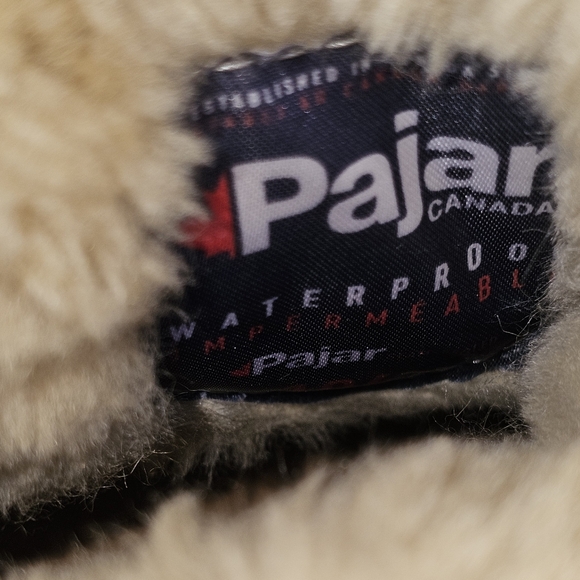 Pajar Canada Ophelia Womens Leather/Faux Fur Waterproof Winter Boots Size 39 - Picture 8 of 10